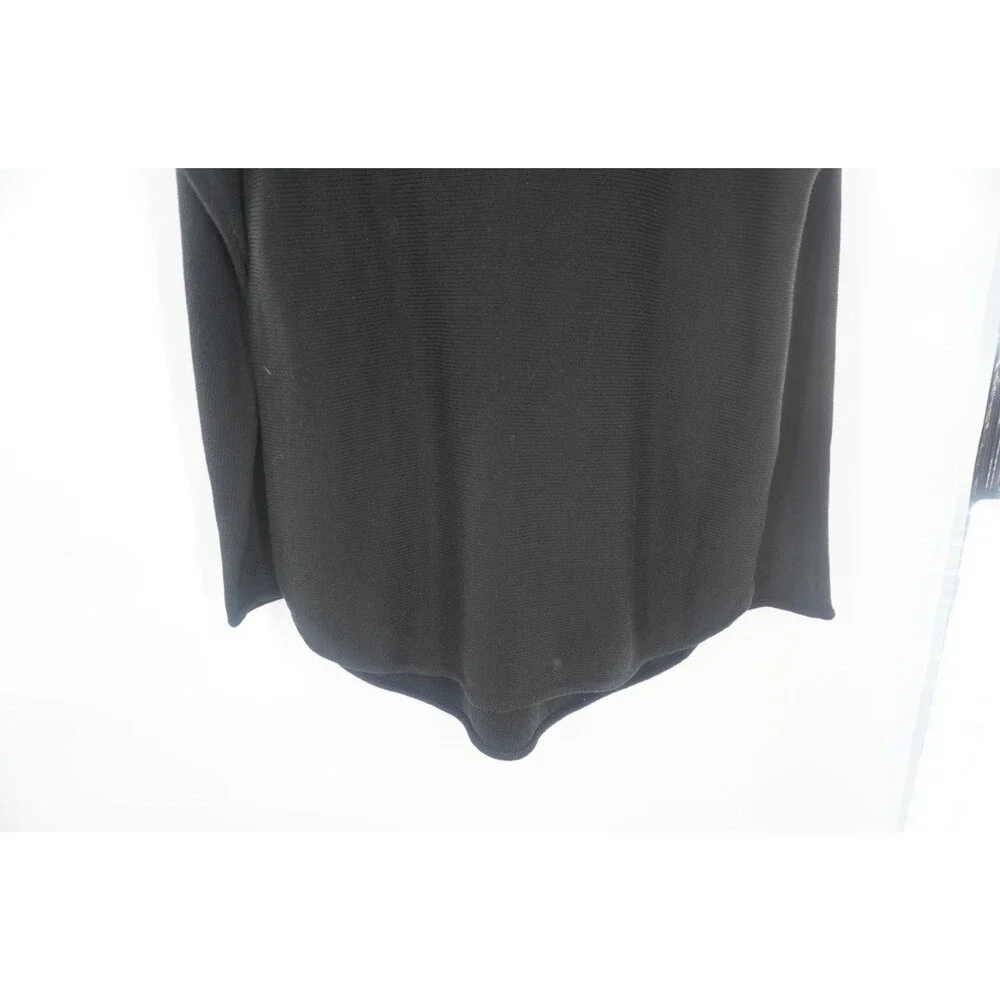 Michael Michael Kors Women's Size S Black Knit Sweater with Gold Hardware Detail